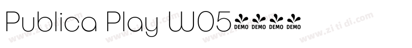 Publica Play W05字体转换